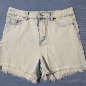 True Craft Light Blue Jean Shorts